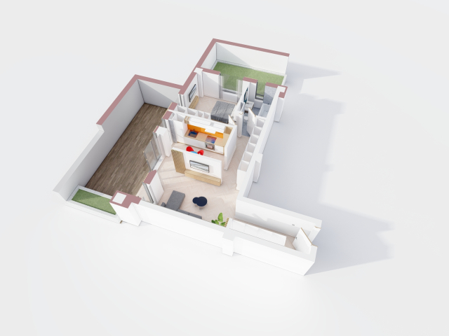 Apartament nou, 2 camere  open-space,  52 mp, Visani, de vanzare,  (Profi Visan) 159151