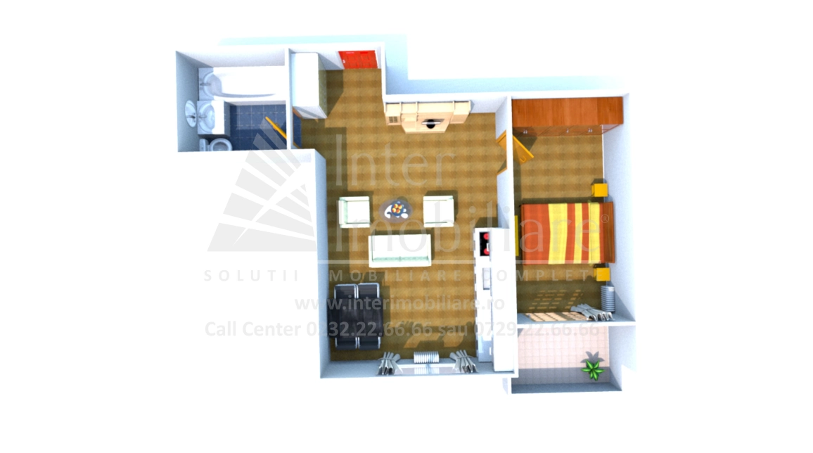 Oferta Apartament nou de vanzare, 2 camere, decomandat, 47 mp, CUG,  Valea Adanca - Penny Market imagine 1