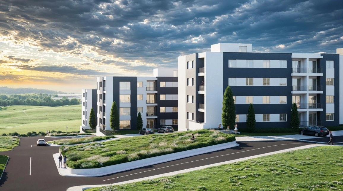 Oferta De vanzare apartament nou, 2 camere, open-space, 44 mp, CUG,  Valea Adanca - Penny Market imagine 4