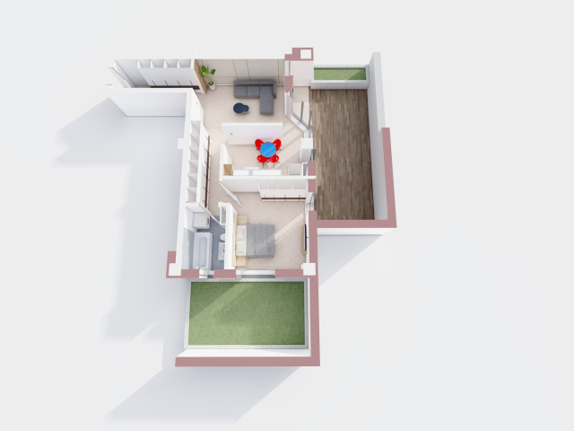 Apartament nou, 2 camere  open-space,  52 mp, Visani, de vanzare,  (Profi Visan) 159151