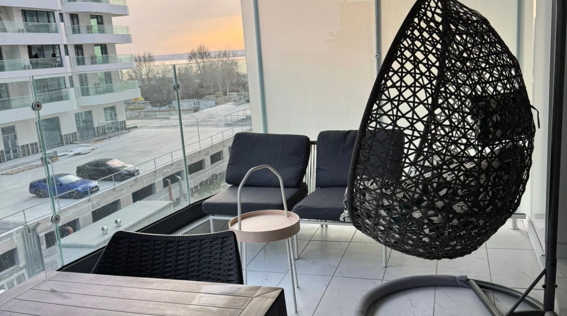Oferta 1 camera, decomandat, 41 mp, de vanzare apartament nou in zona Mamaia Nord,  PARCARE INCLUSA,VEDERE LATERALA la MARE imagine 8