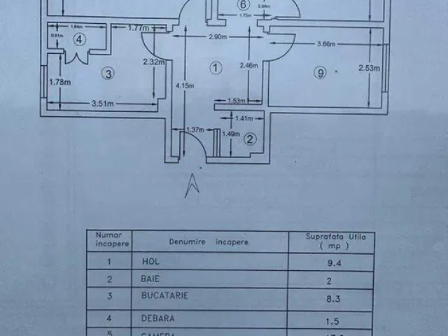 Apartament de vanzare, 3 camere,  decomandat,  65 mp, Centru,  (Tg. Cucu-Pod de fier) 162425