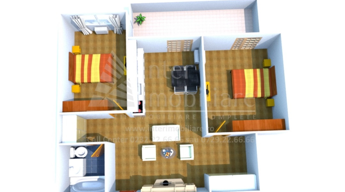 Oferta De vanzare apartament nou, 3 camere, semidecomandat, 78 mp, Podul de Fier,  C.A Roseti imagine 1