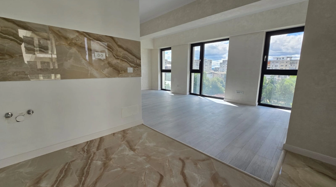 Oferta De vanzare apartament nou, 2 camere, open-space, 55 mp, Pacurari,  Bloc nou in spate la Alpha Bank imagine 7