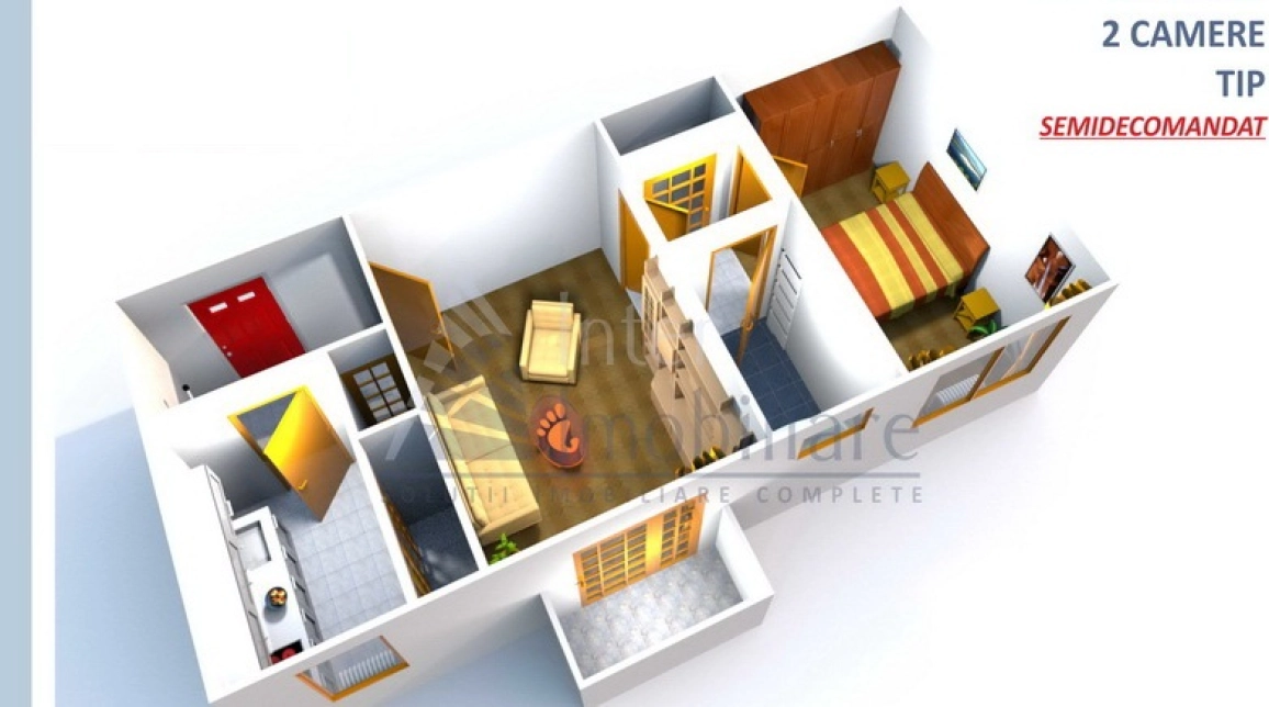Oferta De vanzare apartament, 2 camere, semidecomandat, 50 mp, Podu Ros,  vis-a-vis de Facultatile din Tudor imagine 5