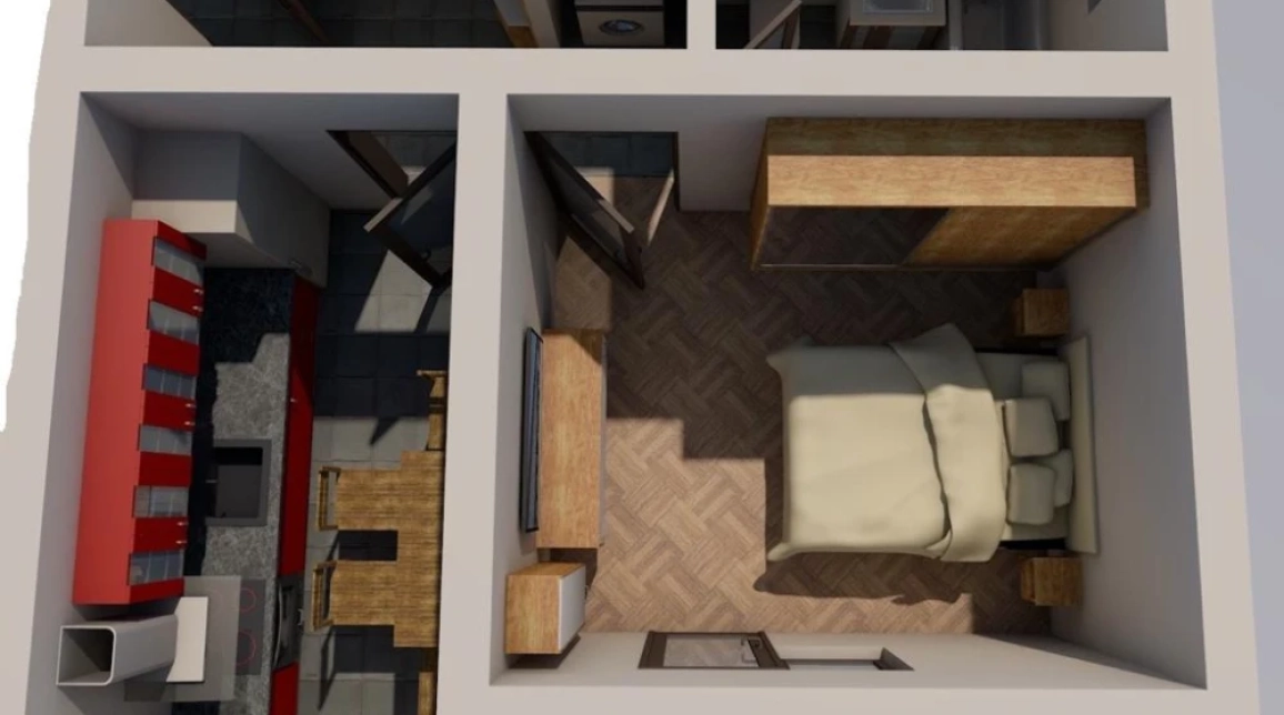 Oferta Apartament nou, 1 camera decomandat, 32 mp, Lunca Cetatuii, de vanzare,  1km Lidl imagine 3