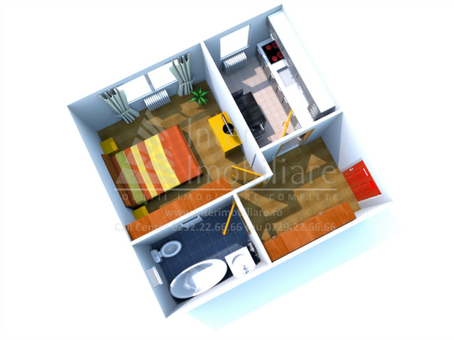 CUG apartament  29 mp, 1 camera,  decomandat, de vanzare,  (Valea Adanca ) 162279