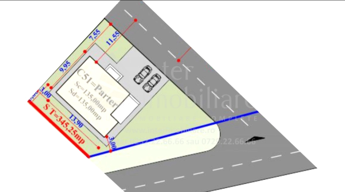 Oferta Teren de vanzare Valea Adanca La 1 km de 5 drumuri 345 mp  imagine 1