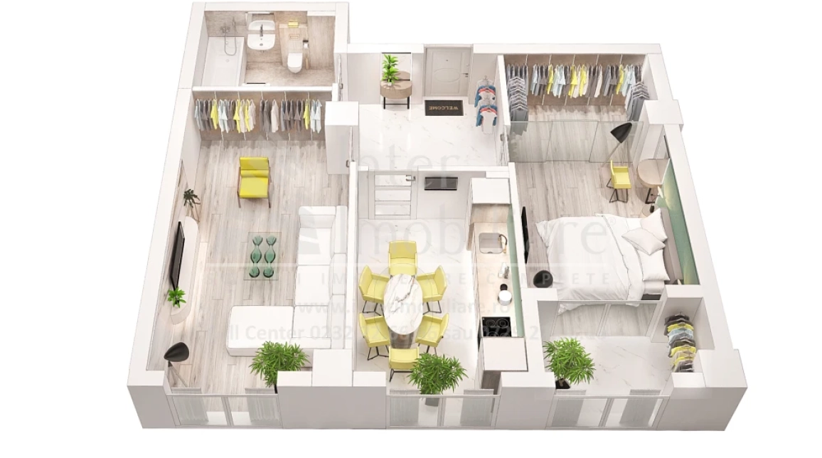 Oferta Nicolina apartament nou 62 mp, 2 camere, decomandat, de vanzare,  Manastirea Frumoasa imagine 8