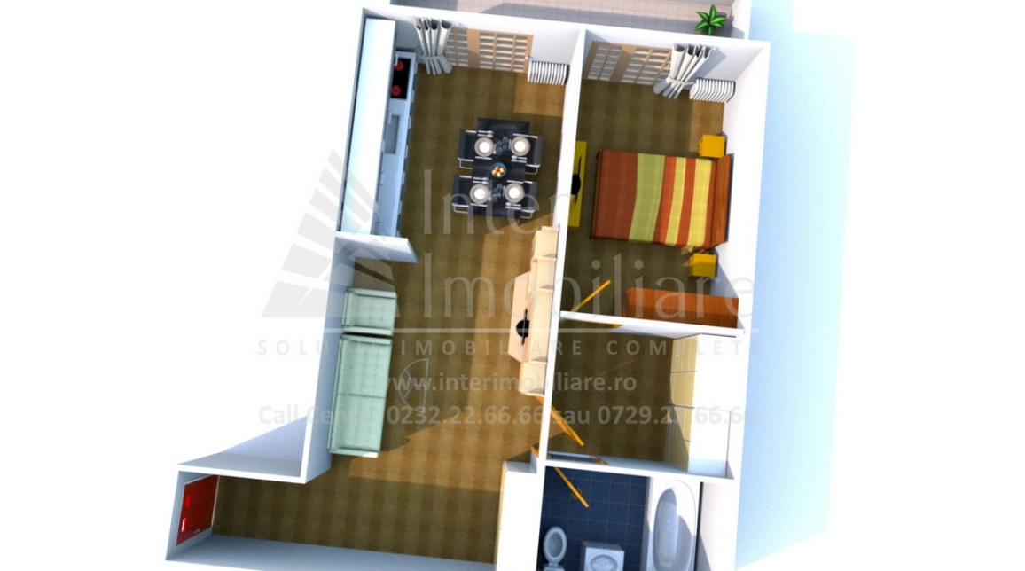 Oferta De vanzare apartament nou, 2 camere, semidecomandat, 65 mp, Copou,  Aleea Sadoveanu imagine 16