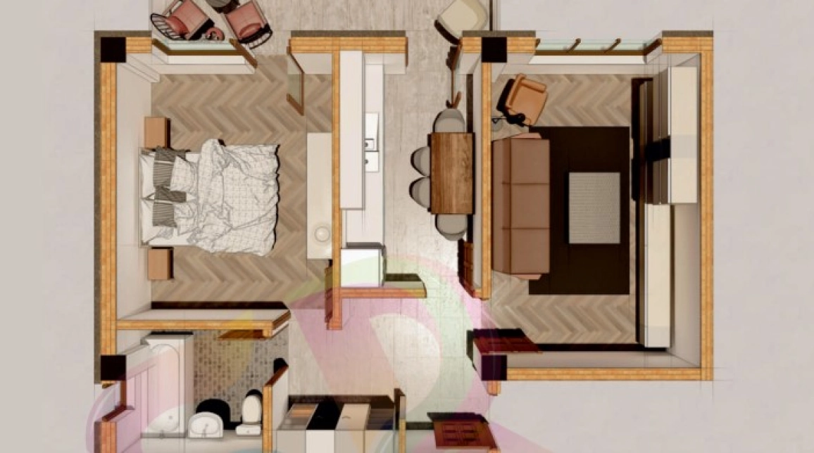 Oferta Apartament nou, 2 camere decomandat, 54 mp, Bucium, de vanzare,  Hlincea imagine 1