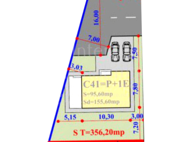 Teren  Valea Adanca Lac Ezareni-La 1 km de 5 drumuri 356mp  161980