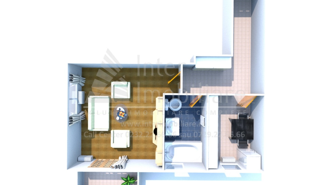 Oferta Galata apartament nou 45 mp, 1 camera, decomandat, de vanzare,  Sun City imagine 1