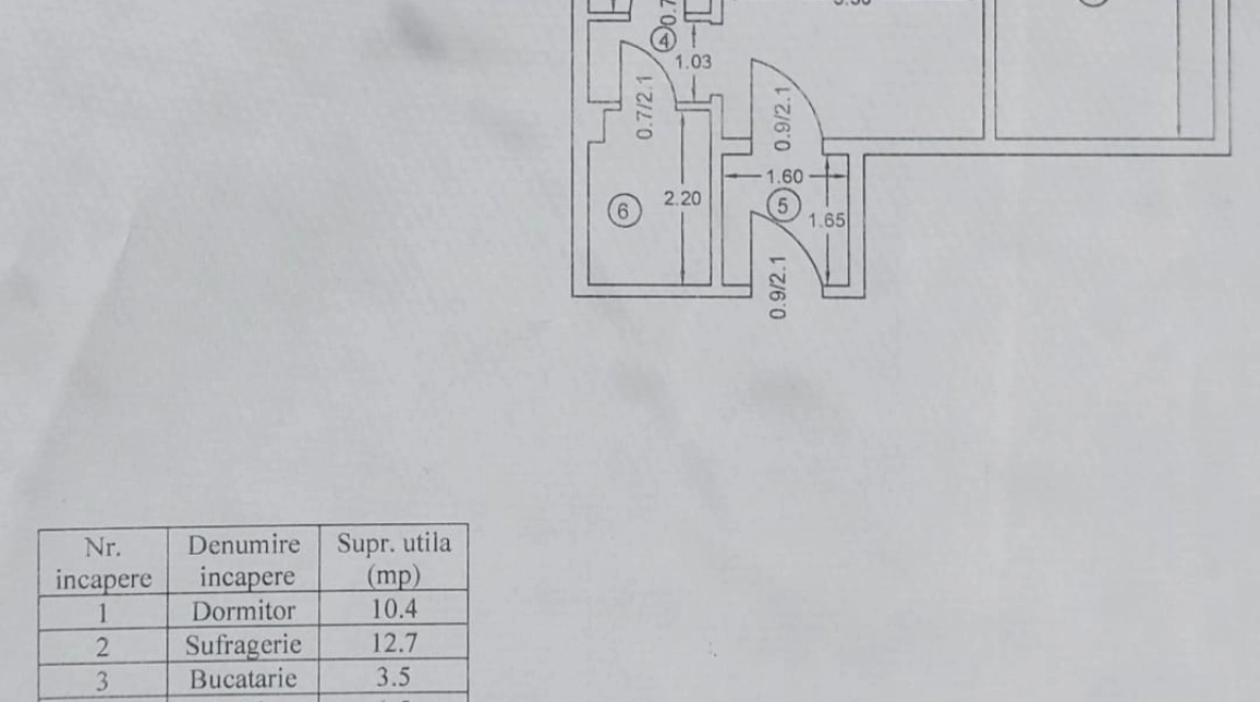 Oferta 2 camere, nedecomandat, 40 mp, de vanzare apartament in zona Podu Ros,  Liceul Emil Racovita imagine 1