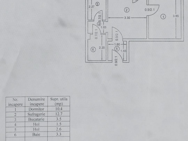 2 camere,  nedecomandat,  40 mp, de vanzare apartament in zona Podu Ros,  (Liceul Emil Racovita) 162818