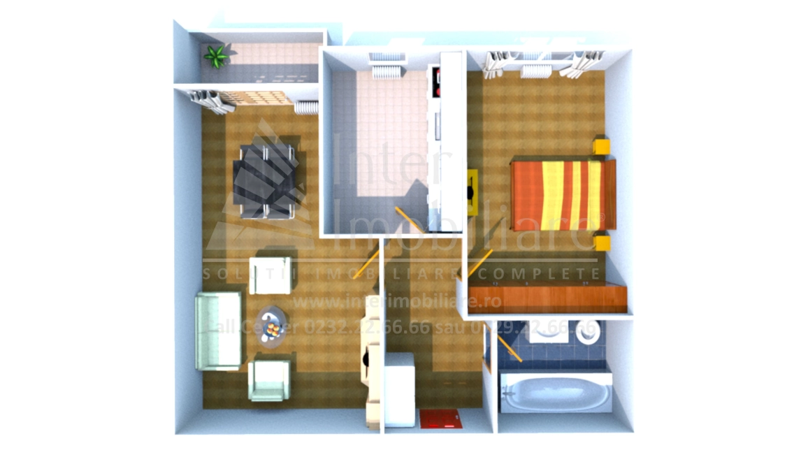 Oferta De vanzare apartament nou, 2 camere, decomandat, 58 mp, CUG,  Valea Adanca - Penny Market imagine 1