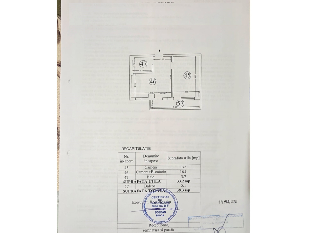 1 camera,  decomandat,  38 mp, de vanzare apartament nou in zona Nicolina,  (capat CUG) 162403