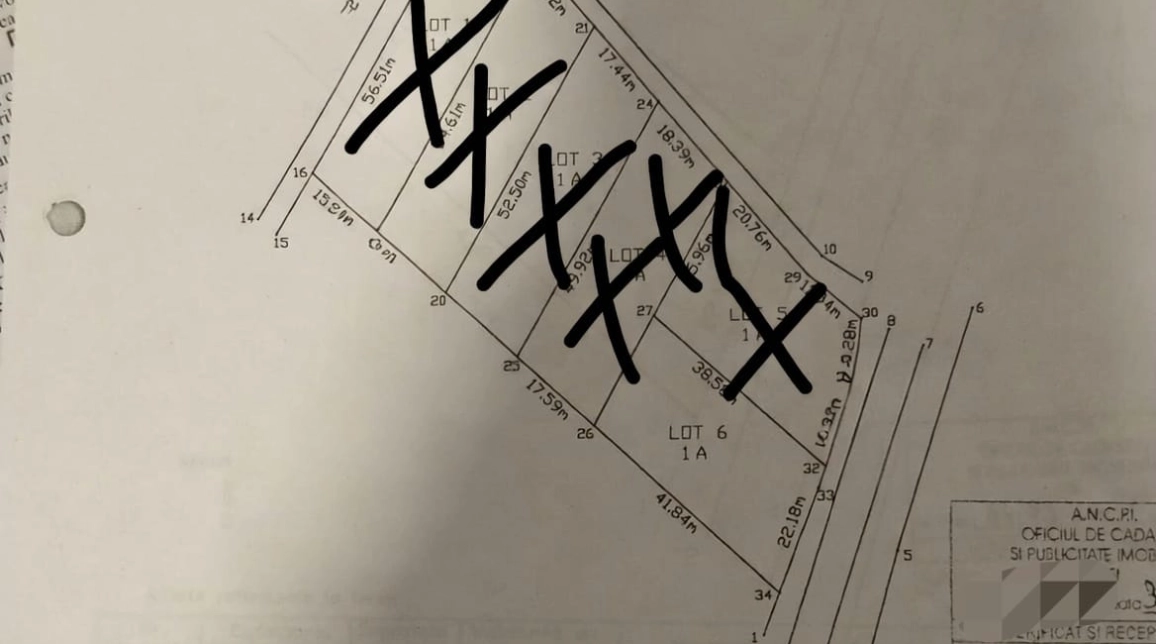 Oferta Teren de vanzare Miroslava Valea Ursului la sos. Iasi-Voinesti 834 mp  imagine 2
