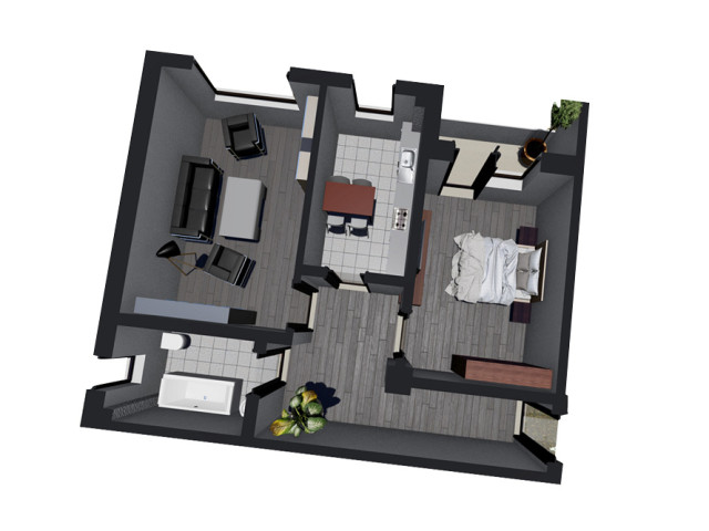 De vanzare apartament nou, 2 camere,  decomandat,  54 mp, Bucium,  (Lidl) 139022