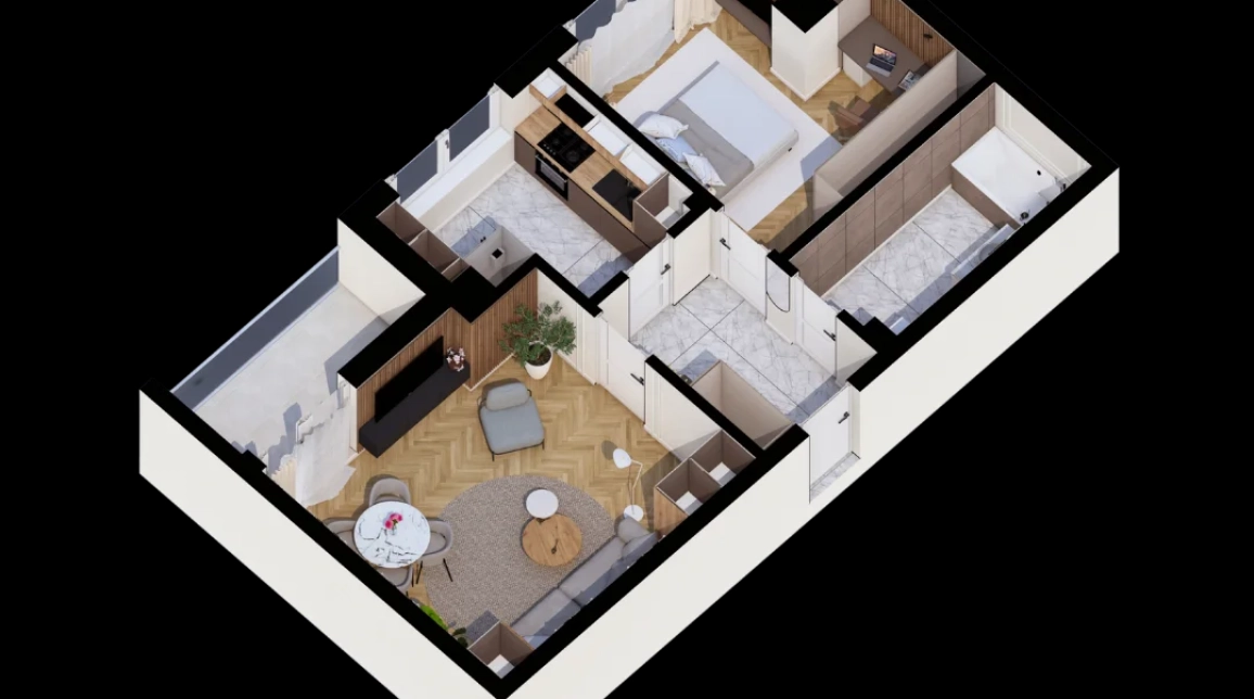 Oferta Apartament nou, 2 camere decomandat, 57 mp, CUG, de vanzare,  Langa Lac imagine 1