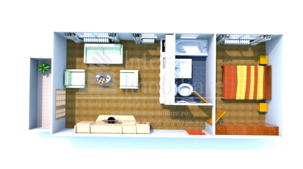 Oferta 2 camere, 43 mp, de vanzare apartament nou in zona Galata,  Notariat Iulia Paduraru imagine 1
