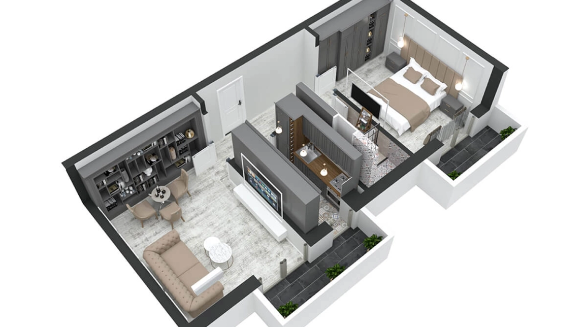 Oferta De vanzare apartament nou, 2 camere, decomandat, 55 mp, Pacurari,  500m de la OMV  - Kaufland imagine 2