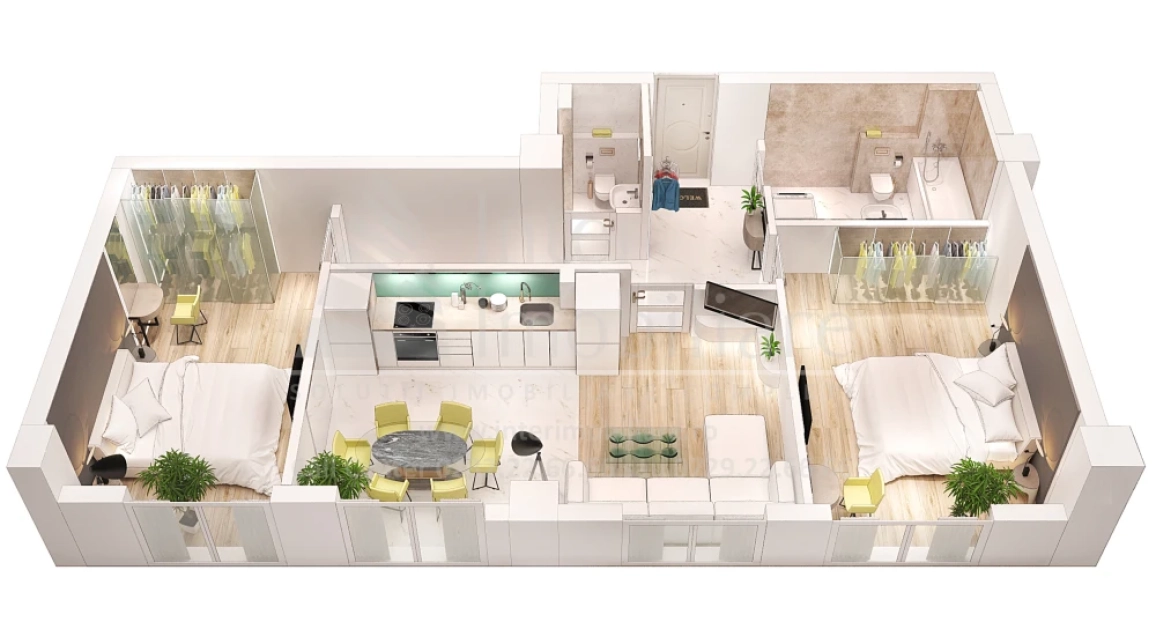Oferta Nicolina apartament nou 75 mp, 3 camere, decomandat, de vanzare,  Manastirea Frumoasa imagine 2