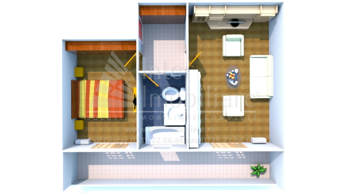 Oferta Galata apartament nou 55 mp, 2 camere, de vanzare,  Notariat Iulia Paduraru imagine 1