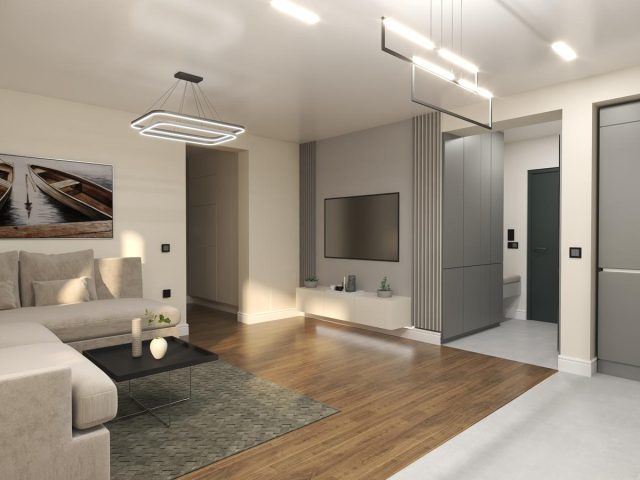 Apartament nou de vanzare, 2 camere,  open-space,  53 mp, Bucium,  (Gradinita Kids Heaven) 162205