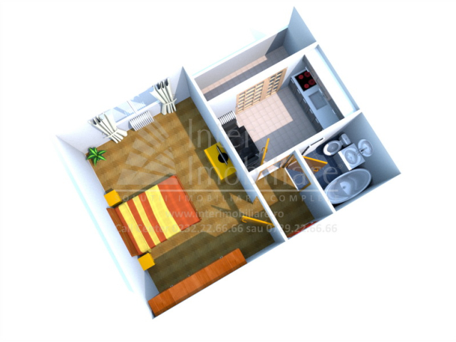 1 camera,  decomandat,  34 mp, de vanzare apartament in zona CUG,  (Panoramic Residence Valea Adanca) 162338