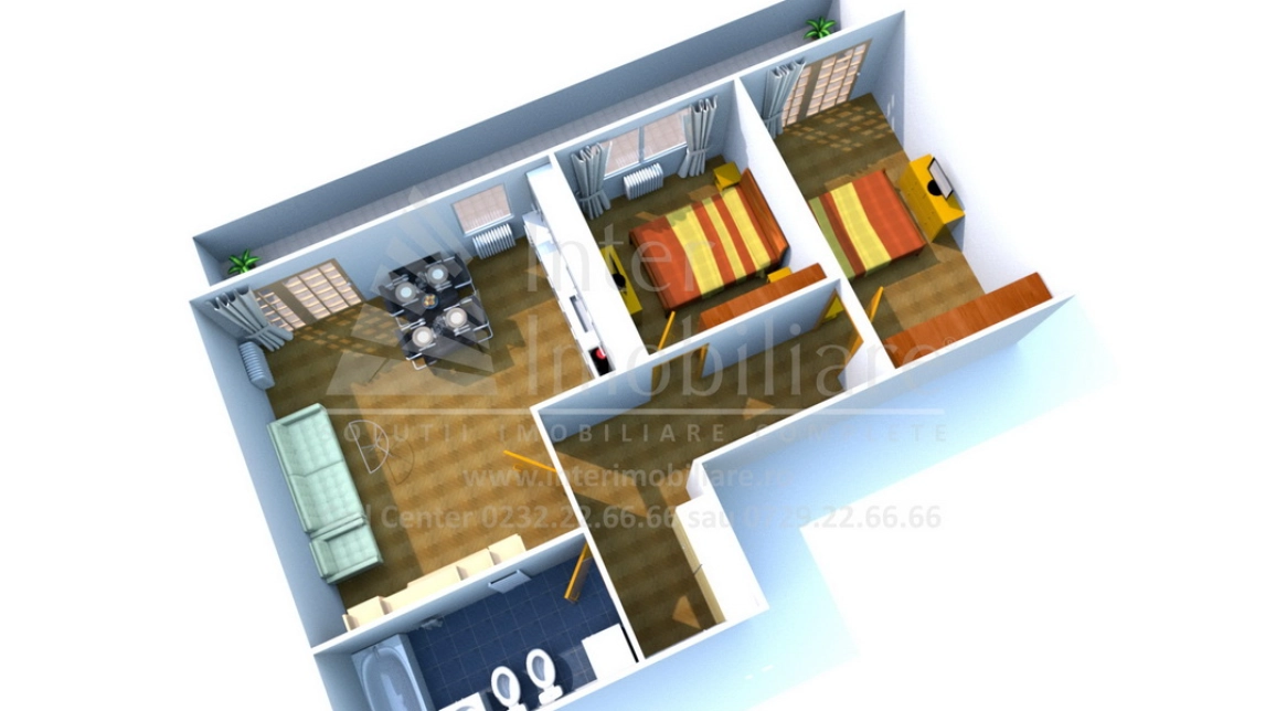Oferta De vanzare apartament nou, 3 camere, decomandat, 87 mp, Copou,  Liceul Pedagogic imagine 1