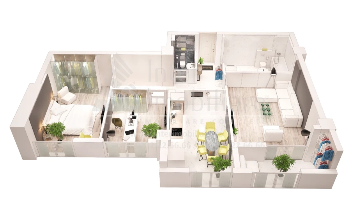 Oferta Apartament nou de vanzare, 3 camere, decomandat, 80 mp, Nicolina,  Manastirea Frumoasa imagine 2