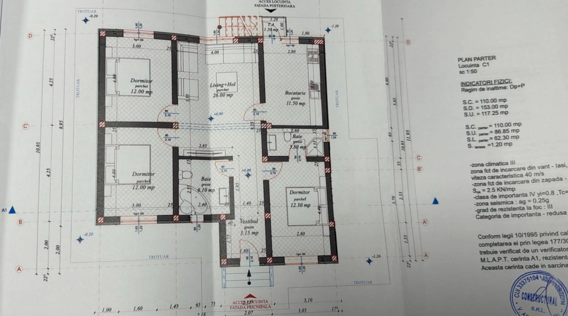 Oferta 4 camere, 118 mp, de vanzare casa in zona Miroslava,  la 2.2km de Primaria Miroslava imagine 16