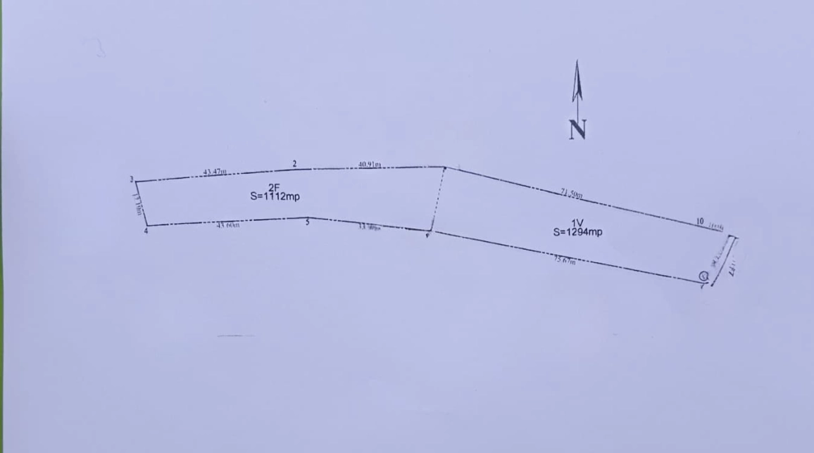 Oferta Teren de vanzare Vorovesti  2406 mp  imagine 1