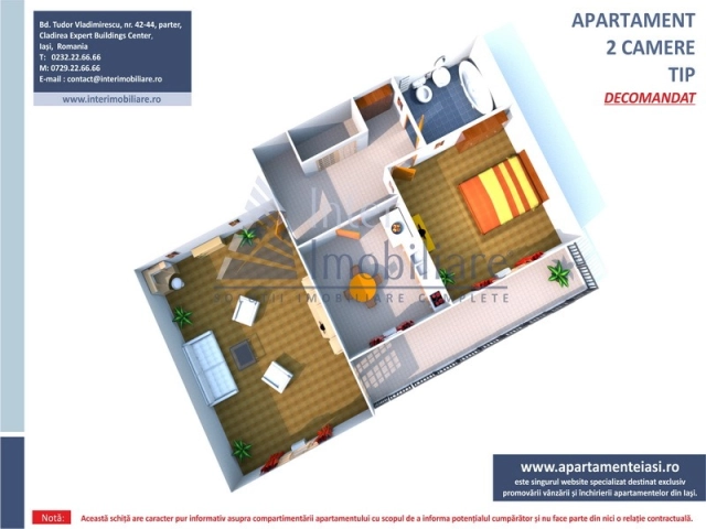 Apartament 2 camere - Nicolina