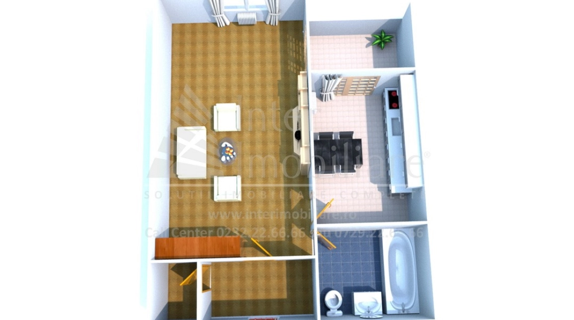 Oferta Apartament nou, 1 camera decomandat, 41 mp, Nicolina, de vanzare,  Pizza Nico imagine 1