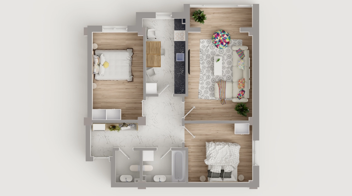 Oferta Apartament nou, 3 camere, 75 mp, Popas Pacurari, de vanzare,  Rond Mall Moldova imagine 4