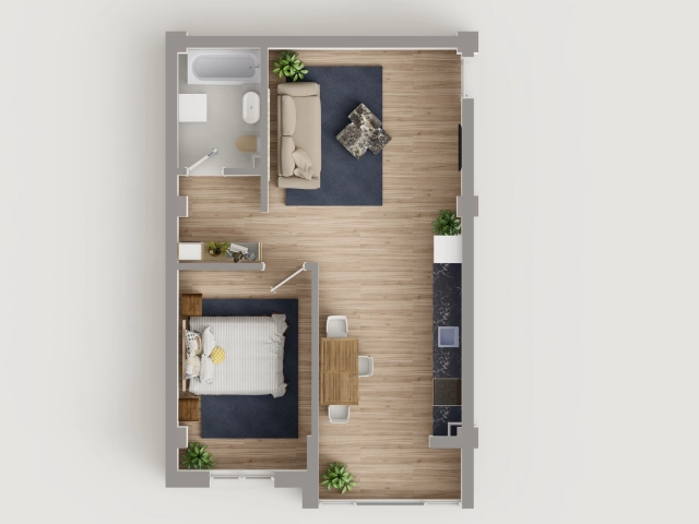 Apartament 2 camere - Popas Pacurari
