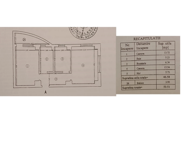 Apartament 2 camere - CUG