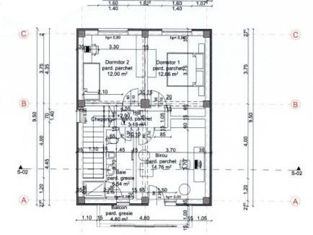 4 camere,  105mp, de vanzare vila in zona Rediu,  (pe podisul Beldiman) 160343