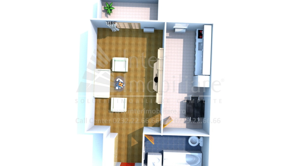 Oferta Apartament nou de vanzare, 1 camera, decomandat, 43 mp, Galata,  Sun City imagine 1