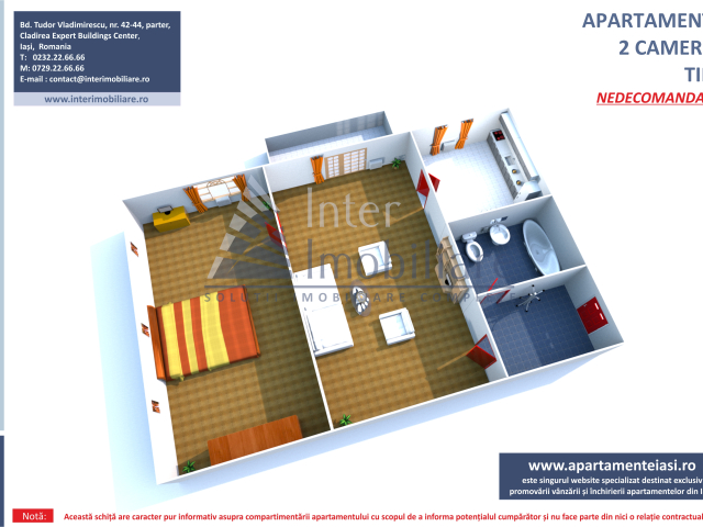 De vanzare apartament, 2 camere,  nedecomandat,  37 mp, Tatarasi,  (Eternitate ) 163422