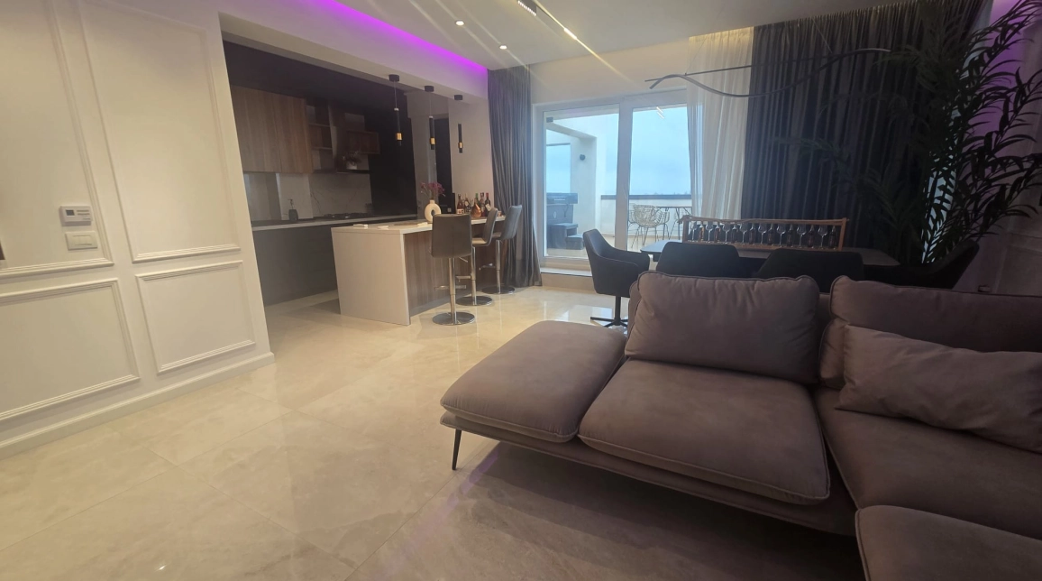Oferta 3 camere, penthouse, 83 mp, de vanzare apartament nou in zona Popas Pacurari,  Mall Moldova Atrium Garden imagine 2