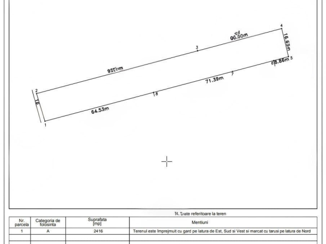 Teren  Valea Lupului {La asfalt-Toate utilitatile) 2500mp  161172