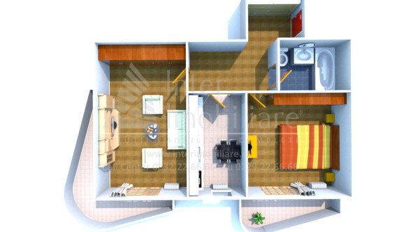 De vanzare apartament-nou, 2 camere,  decomandat ,  70 mp , Galata,  (300m de la Calea Galata)