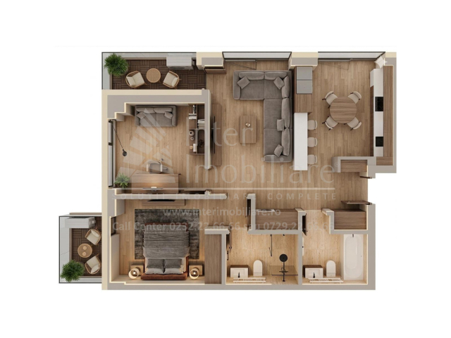 Tatarasi apartament nou  71 mp, 3 camere,  open-space, de vanzare,  (Supermarket Lidl-Aurel Vlaicu) 163544