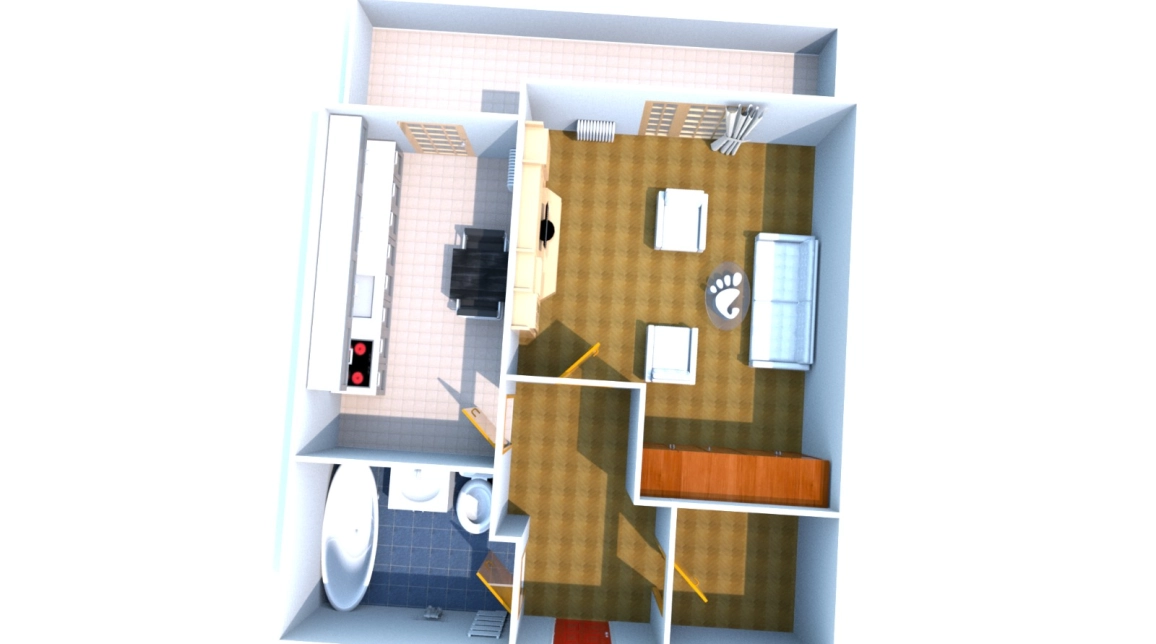 Oferta Apartament nou, 1 camera decomandat, 46 mp, Tatarasi, de vanzare,  Piata 2 Baieti imagine 1