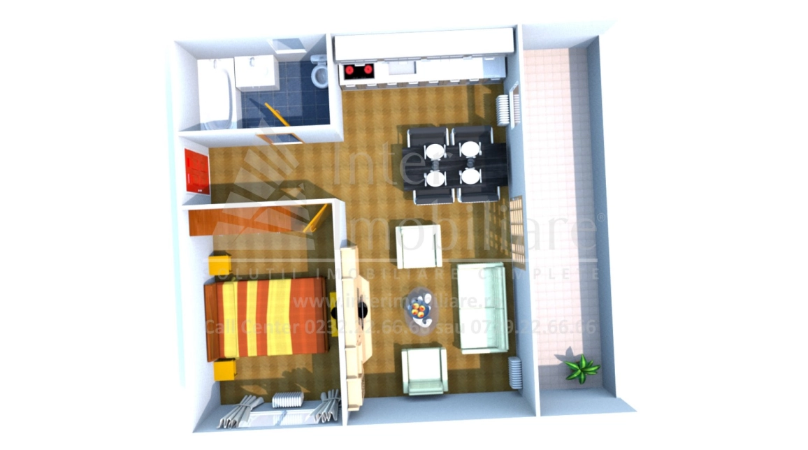 Oferta Apartament nou, 2 camere decomandat, 64 mp, Popas Pacurari, de vanzare,  Soseaua Rediu imagine 8