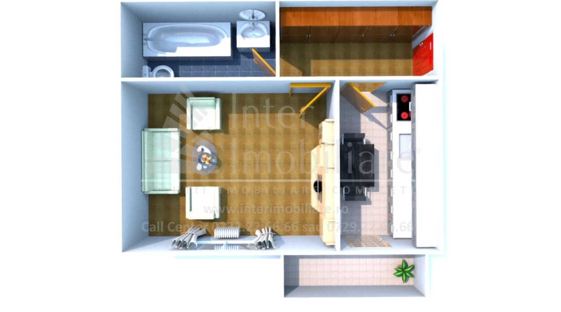 Oferta Lunca Cetatuii apartament nou 28 mp, 1 camera, decomandat, de vanzare,  Blocuri noi Lunca Cetatuii imagine 5