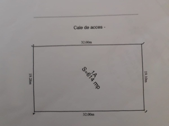 Teren  Breazu La Padurea Marzesti cu acces privat 614mp  161536